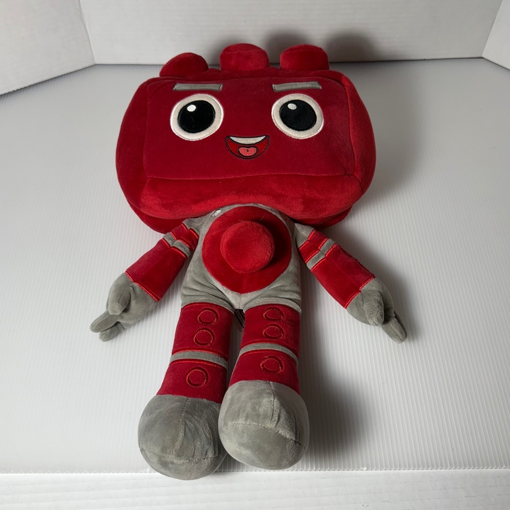 LEGO Brick Fest Live Red 16" Plush Lego Standing Building Block Doll Brick 2024‎